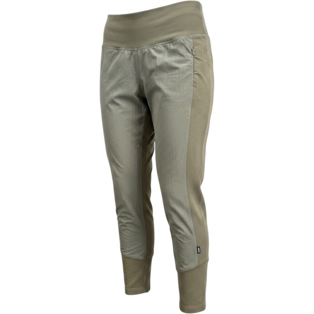 REI Co-op Women Med Green Hybrid Hiking Pants High Rise Stretch Trail Leggings